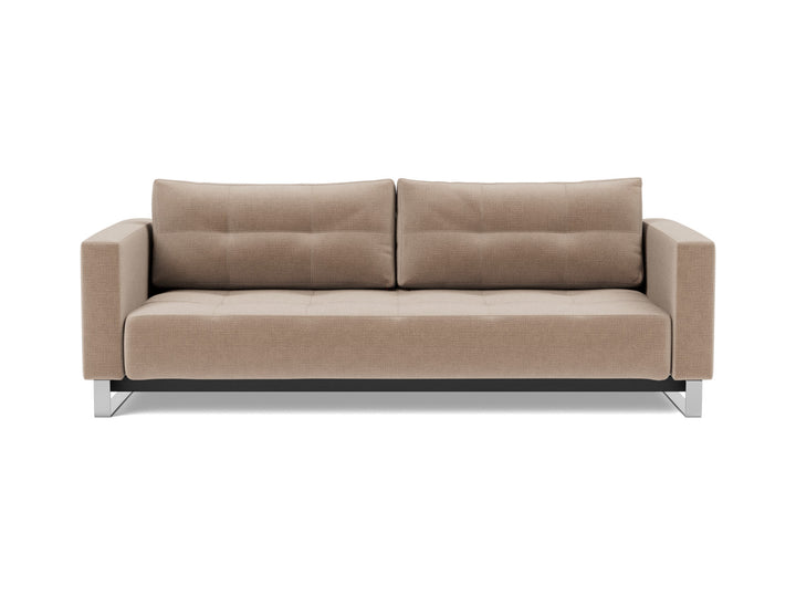 Canapea extensibila Cassius D.E.L. 155x200cm, tesatura la alegere #material_417-esina-mocha