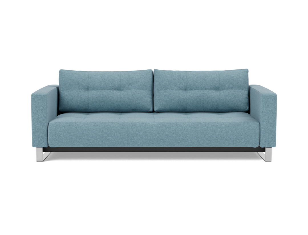 Canapea extensibila Cassius D.E.L. 155x200cm, tesatura la alegere #material_525-mixed-dance-light-blue