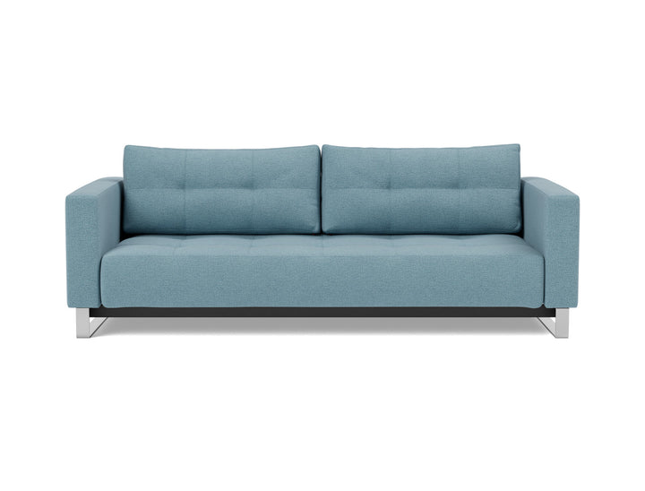 Canapea extensibila Cassius D.E.L. 155x200cm, tesatura la alegere #material_525-mixed-dance-light-blue
