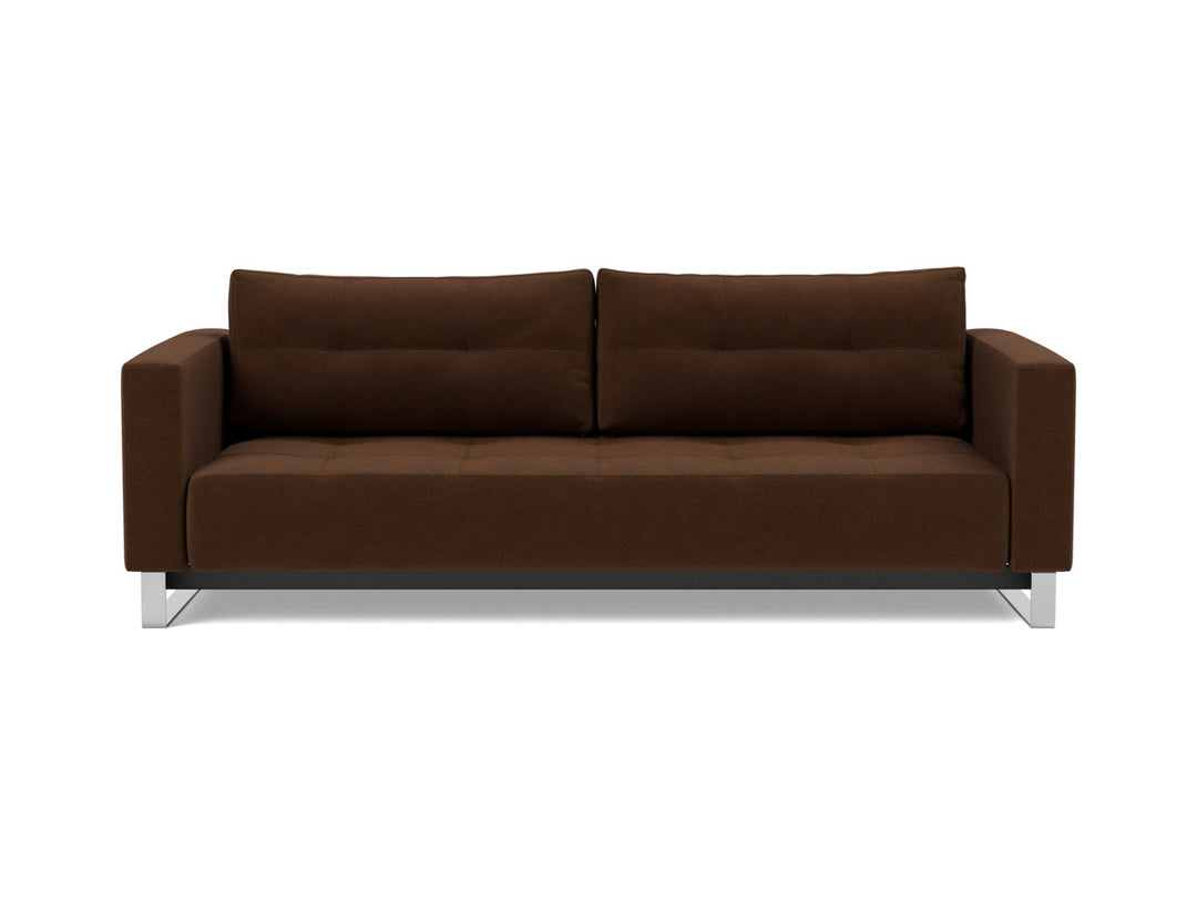 Canapea extensibila Cassius D.E.L. 155x200cm, tesatura la alegere #material_359-taura-cappuccino