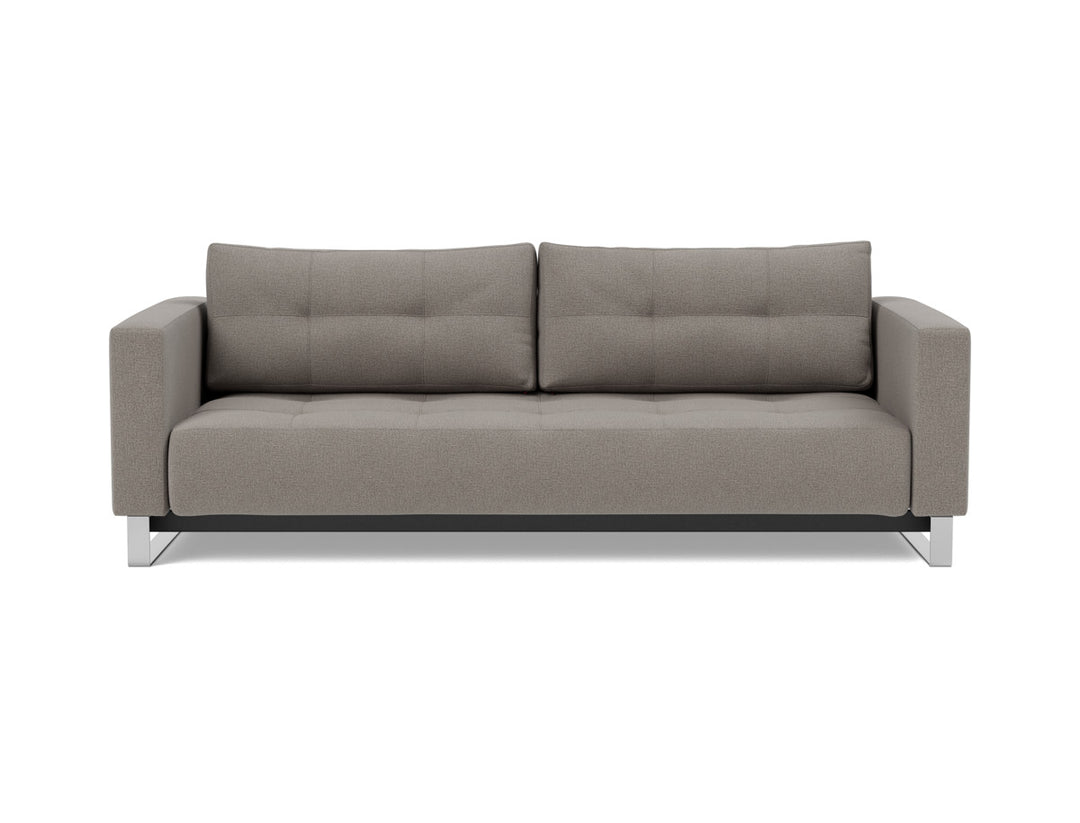 Canapea extensibila Cassius D.E.L. 155x200cm, tesatura la alegere #material_521-mixed-dance-grey