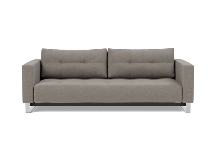 Canapea extensibila Cassius D.E.L. 155x200cm, tesatura la alegere #material_521-mixed-dance-grey
