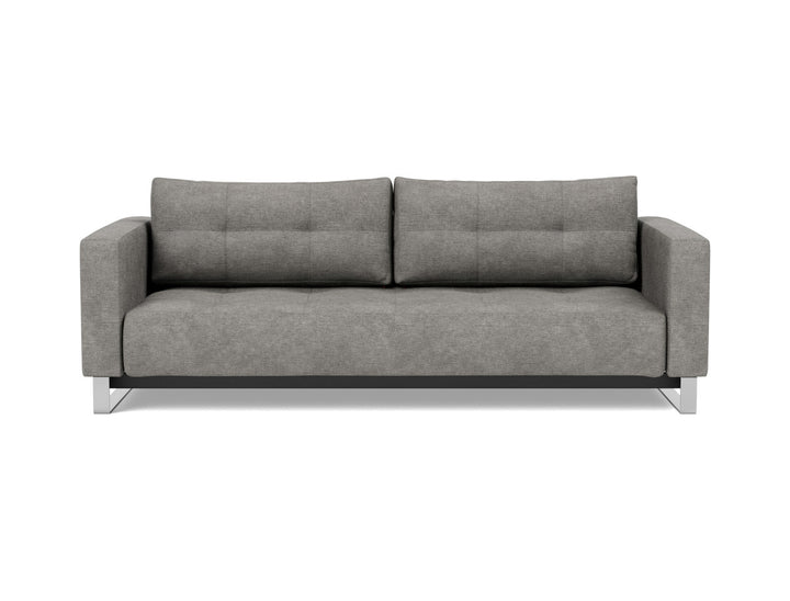 Canapea extensibila Cassius D.E.L. 155x200cm, tesatura la alegere #material_282-avella-warm-grey