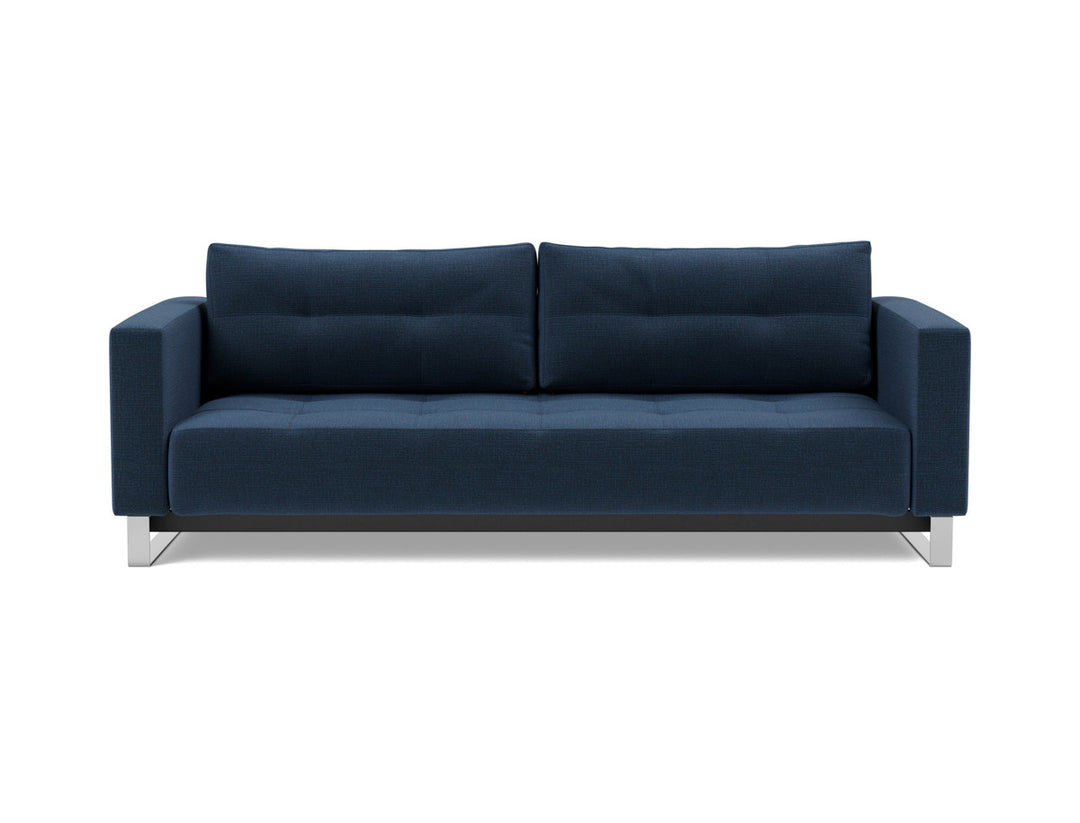 Canapea extensibila Cassius D.E.L. 155x200cm, tesatura la alegere #material_414-esina-indigo-blue