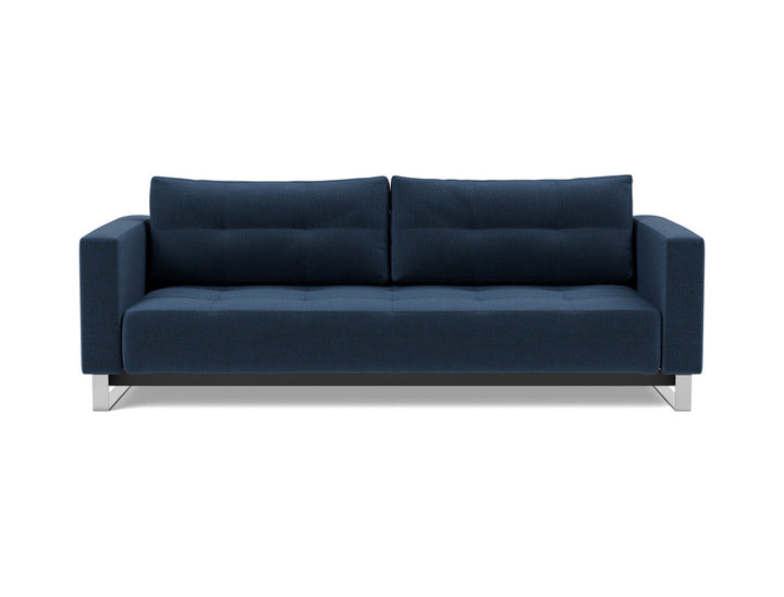 Canapea extensibila Cassius D.E.L. 155x200cm, tesatura la alegere #material_414-esina-indigo-blue