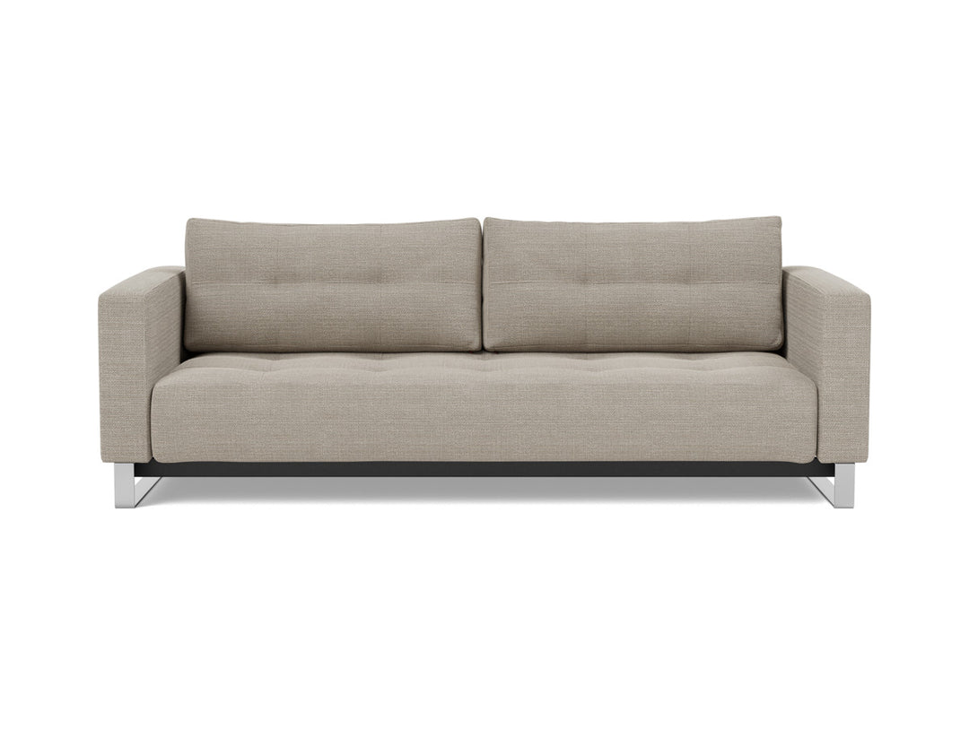 Canapea extensibila Cassius D.E.L. 155x200cm, tesatura la alegere #material_579-kenya-gravel