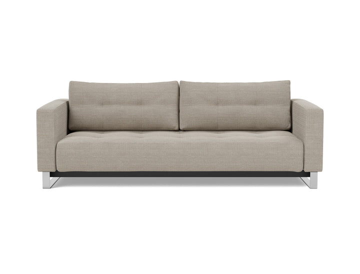 Canapea extensibila Cassius D.E.L. 155x200cm, tesatura la alegere #material_579-kenya-gravel