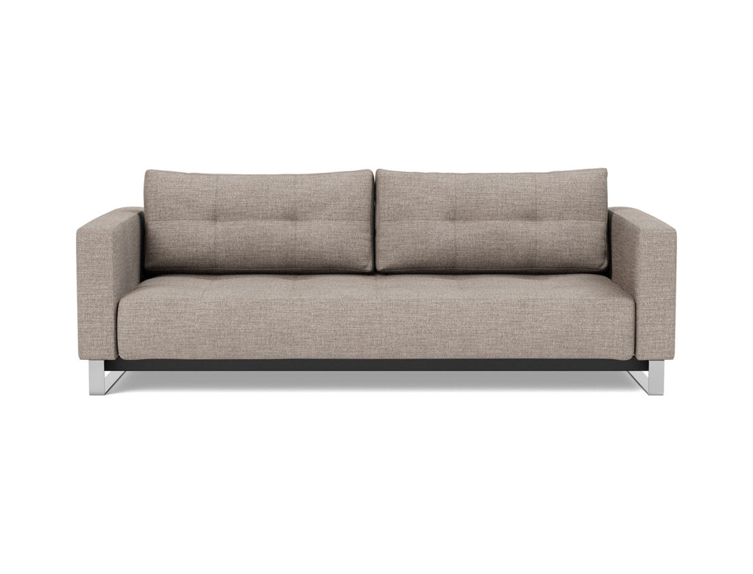 Canapea extensibila Cassius D.E.L. 155x200cm, tesatura la alegere #material_472-yuveno-warm-grey