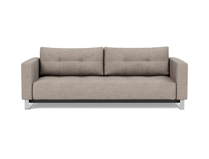 Canapea extensibila Cassius D.E.L. 155x200cm, tesatura la alegere #material_472-yuveno-warm-grey