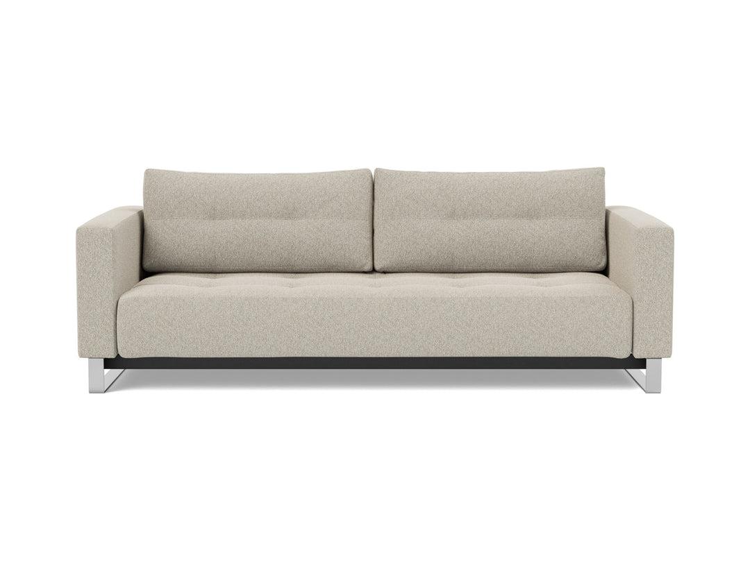 Canapea extensibila Cassius D.E.L. 155x200cm, tesatura la alegere #material_539-boucl-beige