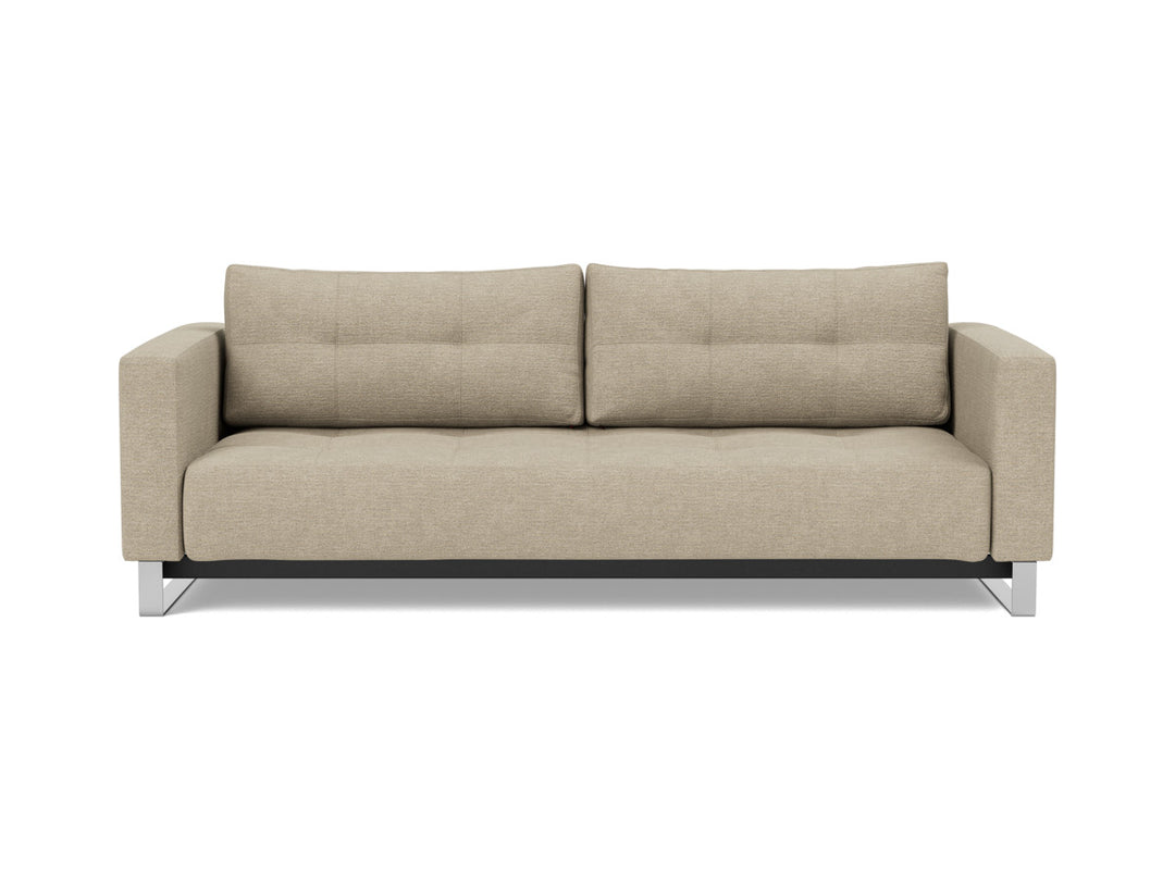 Canapea extensibila Cassius D.E.L. 155x200cm, tesatura la alegere #material_356-taura-sand