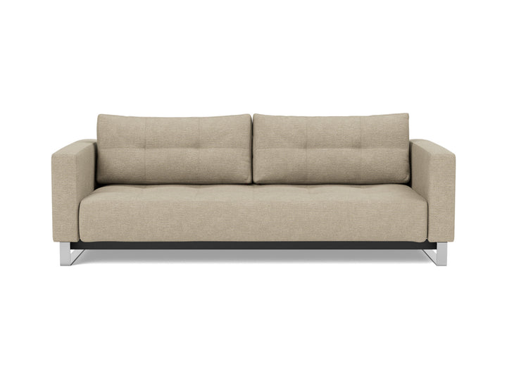 Canapea extensibila Cassius D.E.L. 155x200cm, tesatura la alegere #material_356-taura-sand