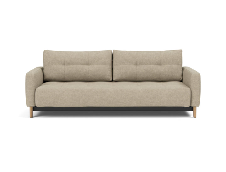 Canapea extensibila Pyxis D.E.L. 155x200cm, tesatura la alegere #material_356-taura-sand