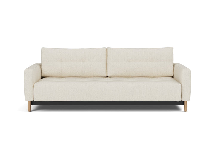 Canapea extensibila Pyxis D.E.L. 155x200cm, tesatura la alegere #material_531-boucl-off-white
