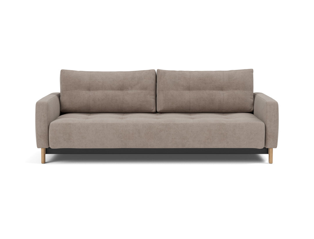 Canapea extensibila Pyxis D.E.L. 155x200cm, tesatura la alegere #material_318-cordufine-beige