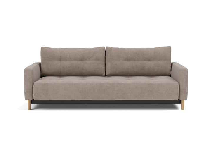 Canapea extensibila Pyxis D.E.L. 155x200cm, tesatura la alegere #material_318-cordufine-beige