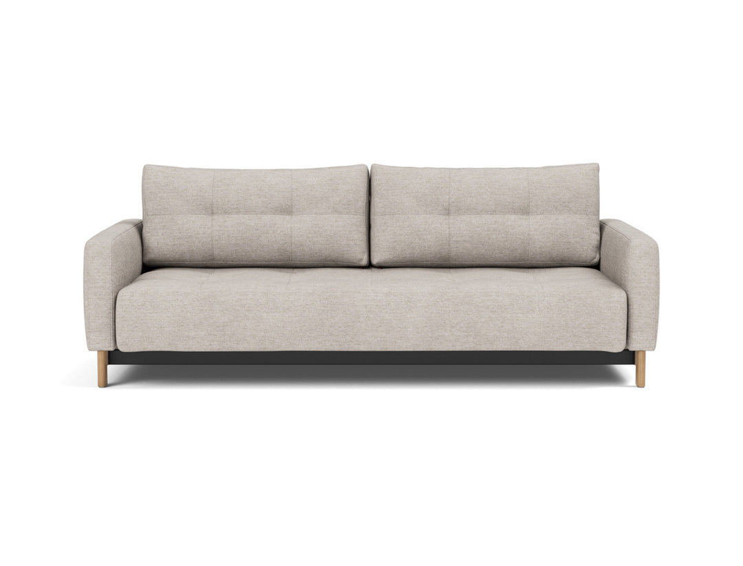 Canapea extensibila Pyxis D.E.L. 155x200cm, tesatura la alegere #material_471-yuveno-sand