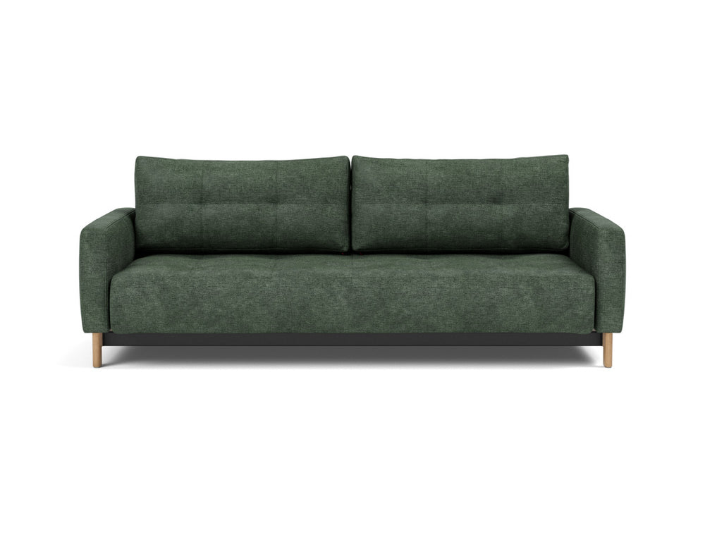 Canapea extensibila Pyxis D.E.L. 155x200cm, tesatura la alegere #material_281-avella-pine-green