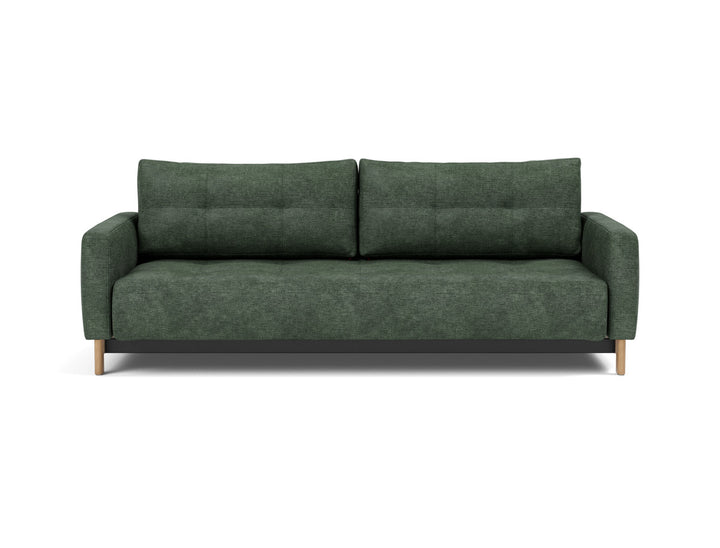 Canapea extensibila Pyxis D.E.L. 155x200cm, tesatura la alegere #material_281-avella-pine-green