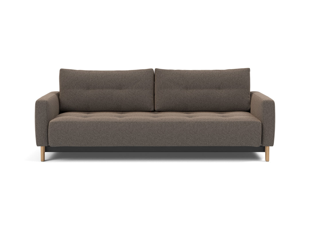 Canapea extensibila Pyxis D.E.L. 155x200cm, tesatura la alegere #material_530-boucl-taupe