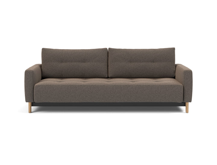 Canapea extensibila Pyxis D.E.L. 155x200cm, tesatura la alegere #material_530-boucl-taupe
