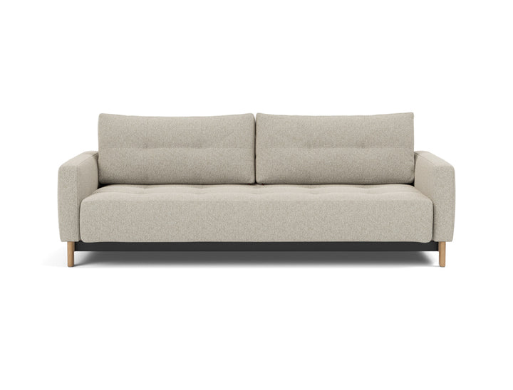 Canapea extensibila Pyxis D.E.L. 155x200cm, tesatura la alegere #material_539-boucl-beige