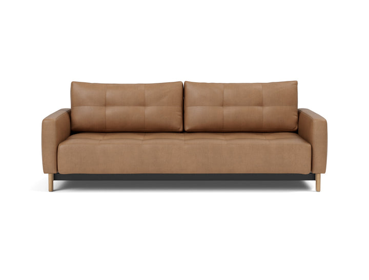 Canapea extensibila Pyxis D.E.L. 155x200cm, tesatura la alegere #material_551-faunal-brown