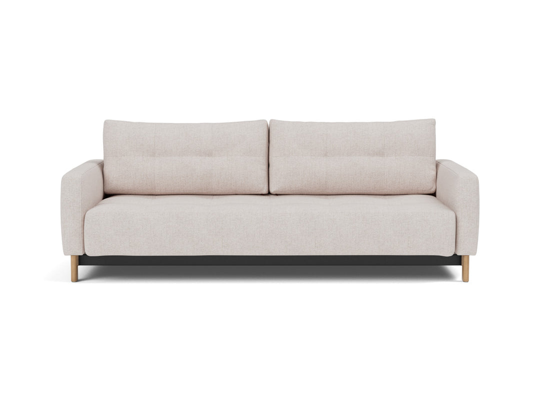 Canapea extensibila Pyxis D.E.L. 155x200cm, tesatura la alegere #material_300-weda-sand