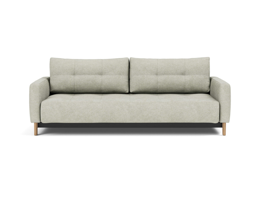 Canapea extensibila Pyxis D.E.L. 155x200cm, tesatura la alegere #material_280-avella-sand