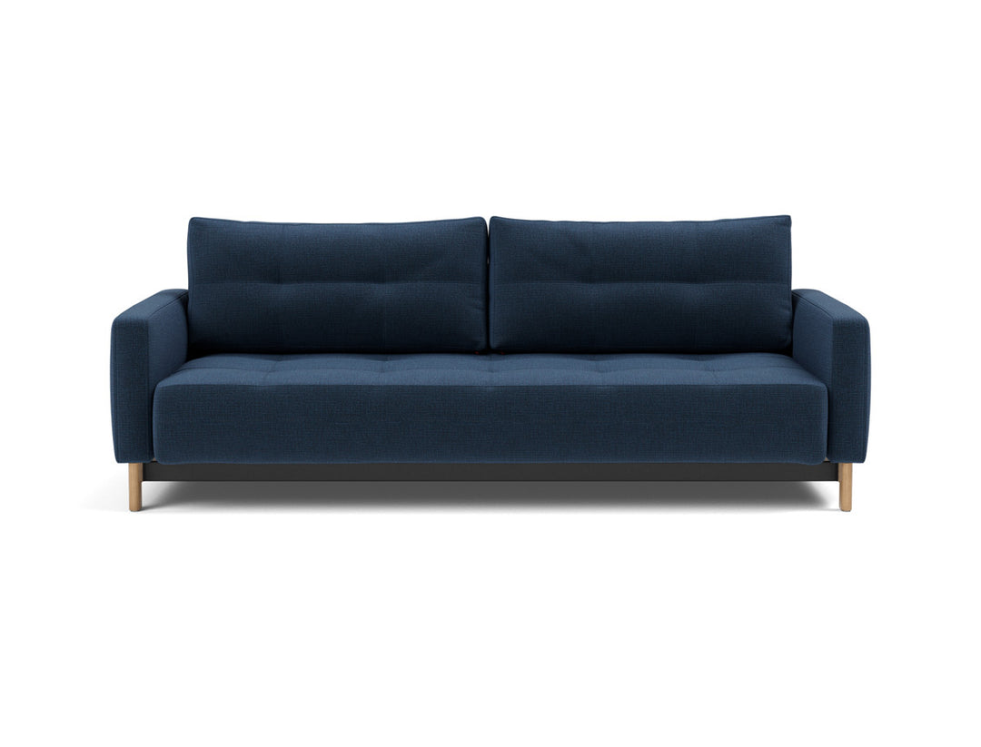 Canapea extensibila Pyxis D.E.L. 155x200cm, tesatura la alegere #material_414-esina-indigo-blue