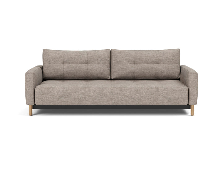 Canapea extensibila Pyxis D.E.L. 155x200cm, tesatura la alegere #material_472-yuveno-warm-grey