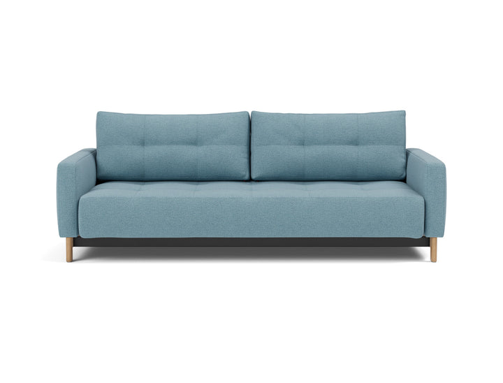 Canapea extensibila Pyxis D.E.L. 155x200cm, tesatura la alegere #material_525-mixed-dance-light-blue