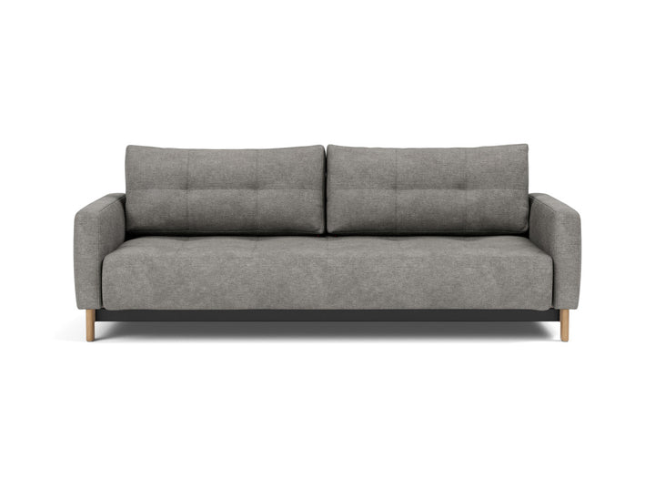 Canapea extensibila Pyxis D.E.L. 155x200cm, tesatura la alegere #material_282-avella-warm-grey