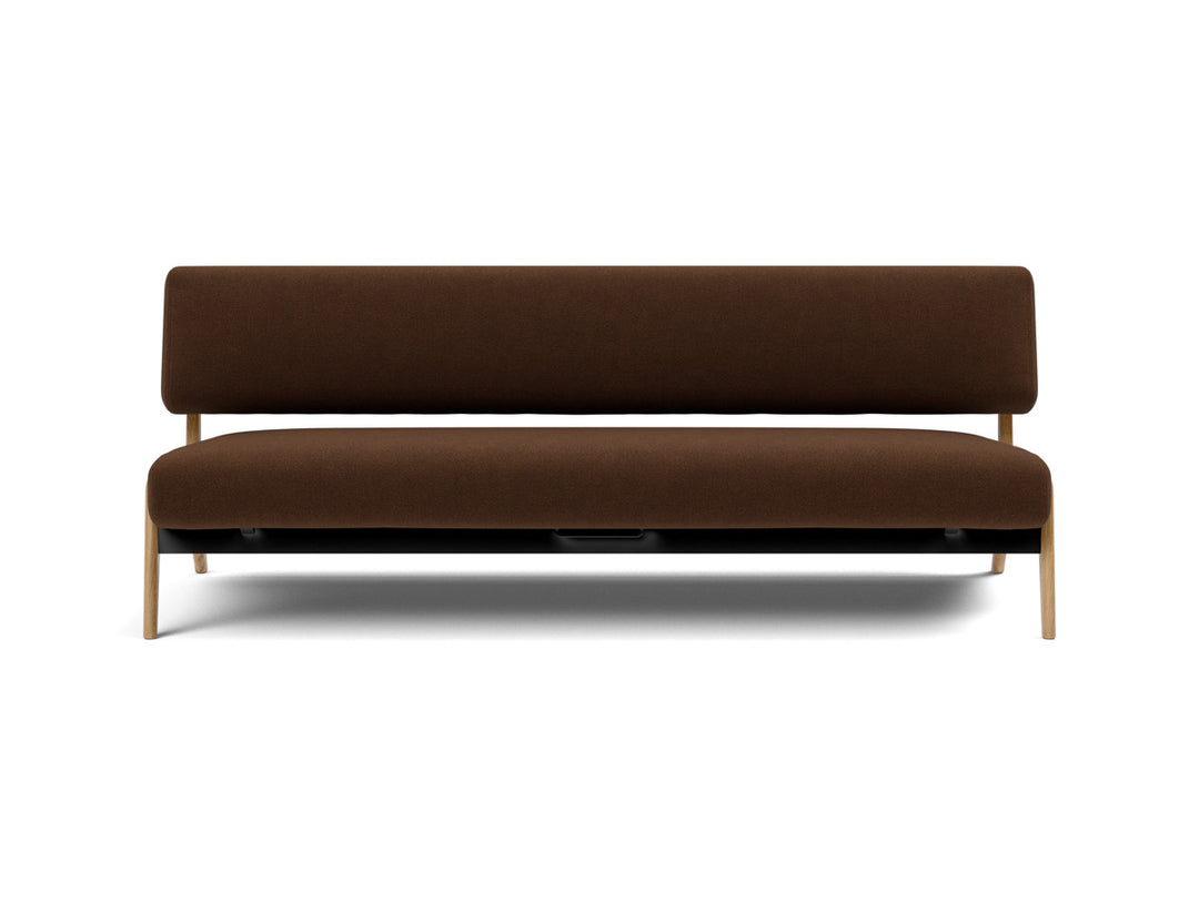 Canapea extensibila Nolis 90x200 cm, tesatura la alegere #material_359-taura-cappuccino