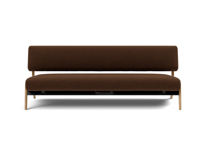 Canapea extensibila Nolis 90x200 cm, tesatura la alegere #material_359-taura-cappuccino