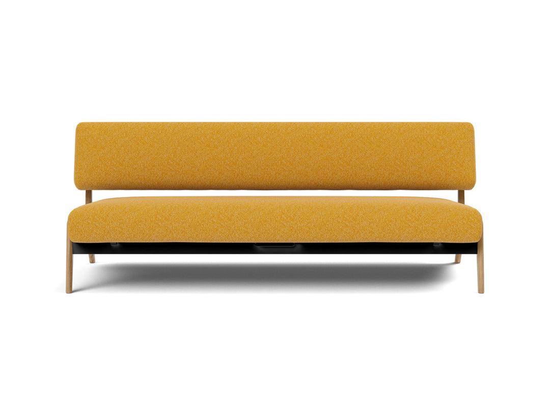 Canapea extensibila Nolis 90x200 cm, tesatura la alegere #material_536-boucl-ochre