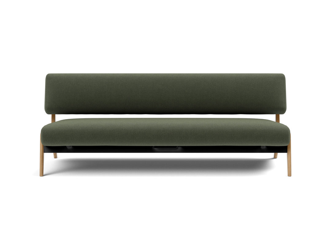 Canapea extensibila Nolis 90x200 cm, tesatura la alegere #material_413-esina-olive-green