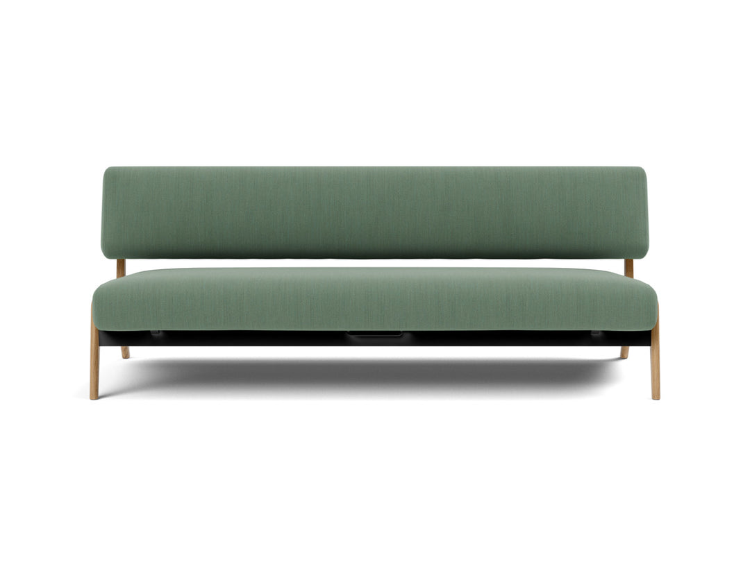 Canapea extensibila Nolis 90x200 cm, tesatura la alegere #material_518-elegance-green