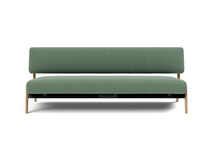 Canapea extensibila Nolis 90x200 cm, tesatura la alegere #material_518-elegance-green