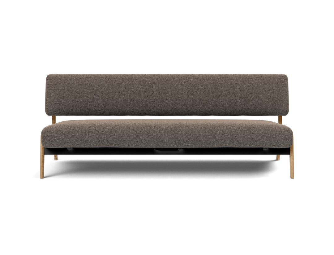 Canapea extensibila Nolis 90x200 cm, tesatura la alegere #material_530-boucl-taupe