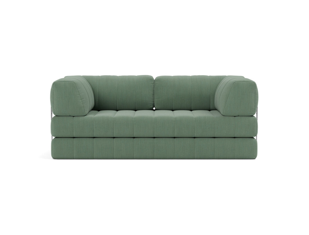 Canapea extensibila CozyPad cu brate 208x208cm, tesatura la alegere #material_518-elegance-green