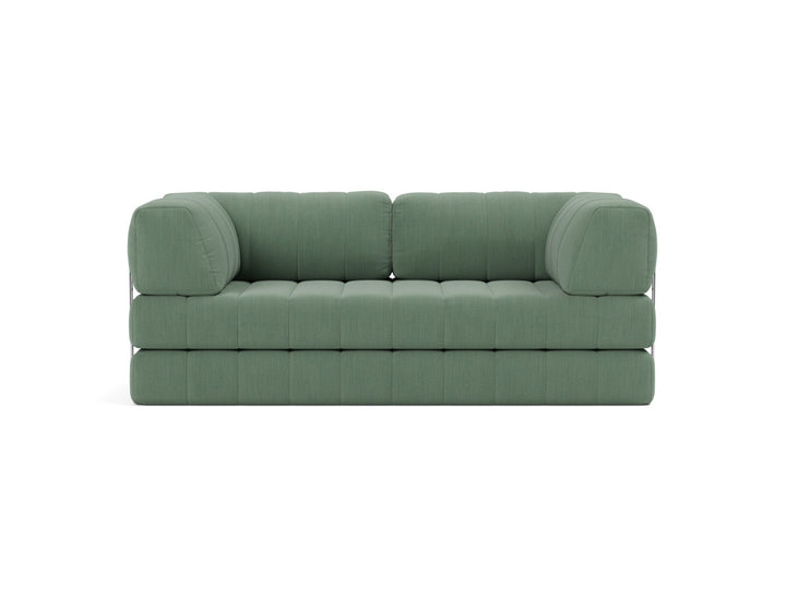 Canapea extensibila CozyPad cu brate 208x208cm, tesatura la alegere #material_518-elegance-green