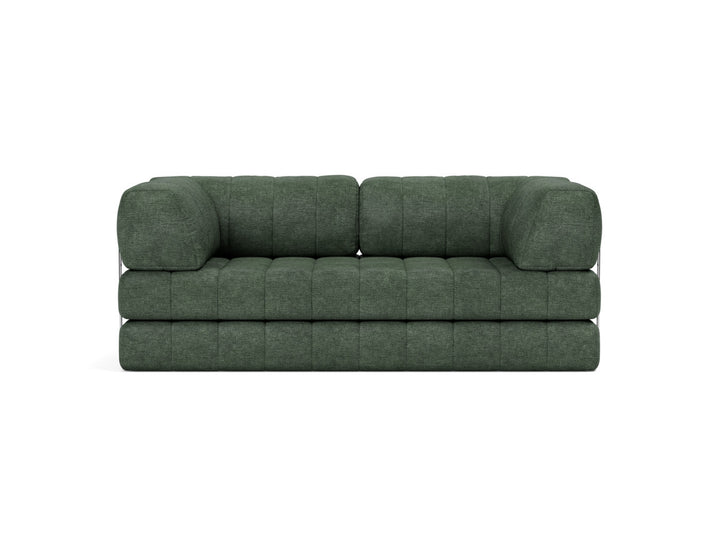 Canapea extensibila CozyPad cu brate 208x208cm, tesatura la alegere #material_281-avella-pine-green