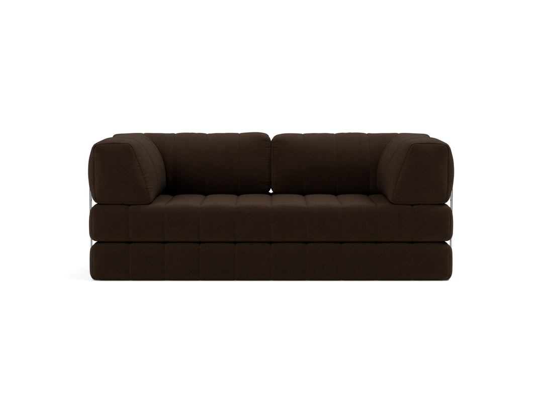 Canapea extensibila CozyPad cu brate 208x208cm, tesatura la alegere #material_358-taura-chocco
