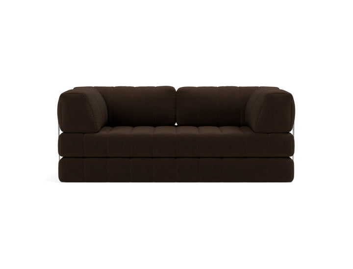Canapea extensibila CozyPad cu brate 208x208cm, tesatura la alegere #material_358-taura-chocco