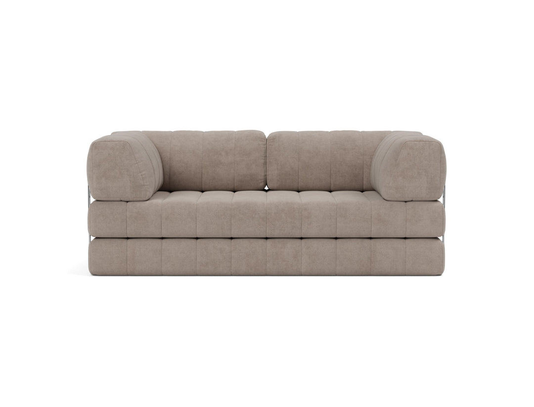 Canapea extensibila CozyPad cu brate 208x208cm, tesatura la alegere #material_318-cordufine-beige