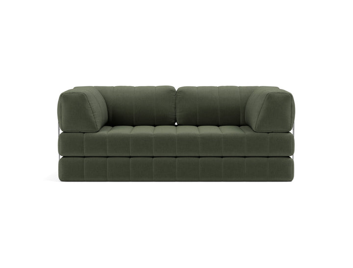Canapea extensibila CozyPad cu brate 208x208cm, tesatura la alegere #material_413-esina-olive-green