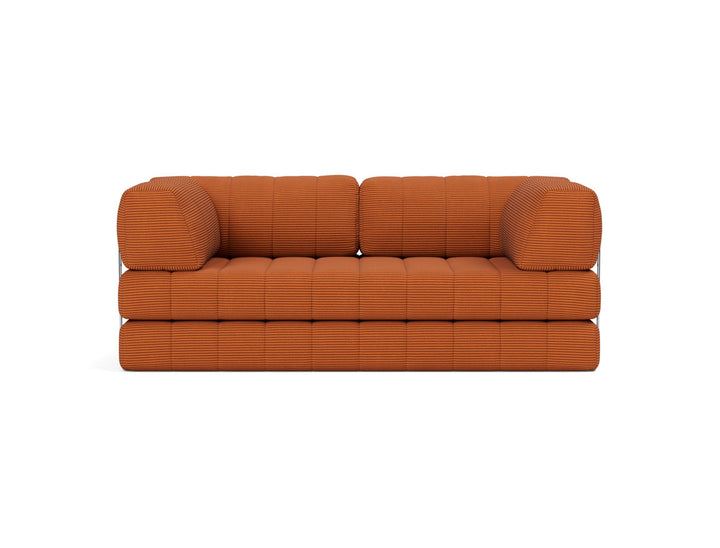 Canapea extensibila CozyPad cu brate 208x208cm, tesatura la alegere #material_595-corduroy-burnt-orange