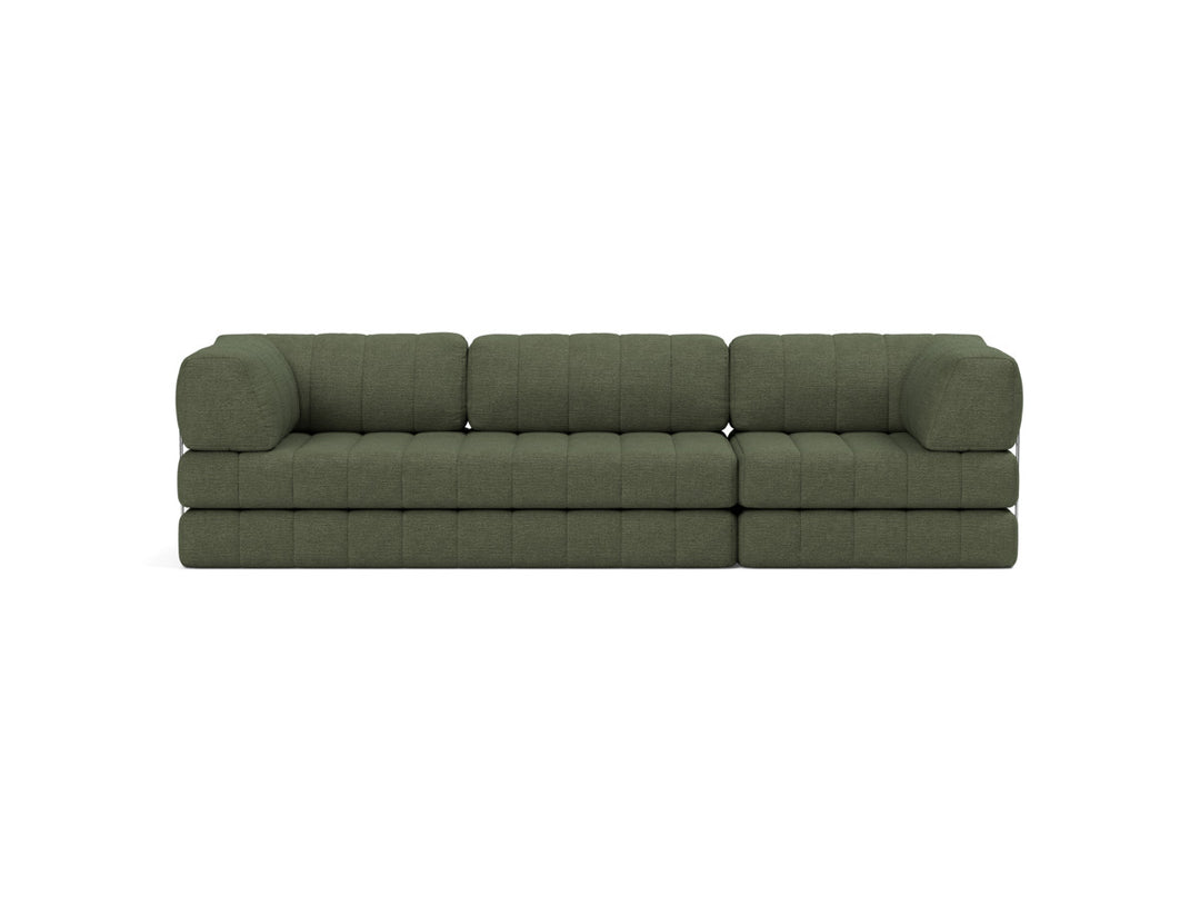 Canapea extensibila CozyPad Grand cu brate 312cm, tesatura la alegere #material_353-taura-forest