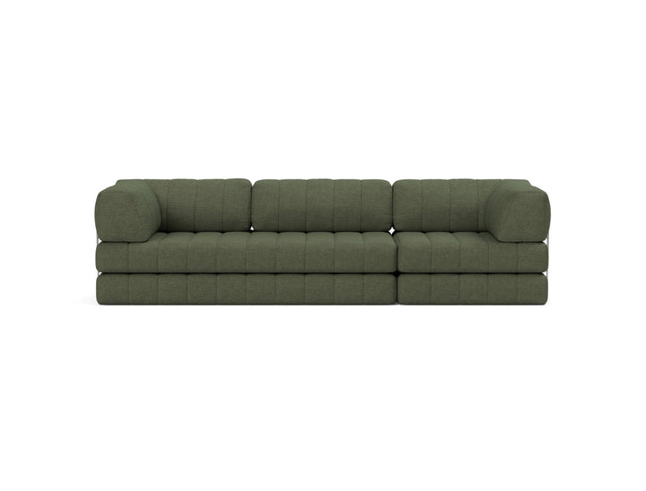 Canapea extensibila CozyPad Grand cu brate 312cm, tesatura la alegere #material_353-taura-forest